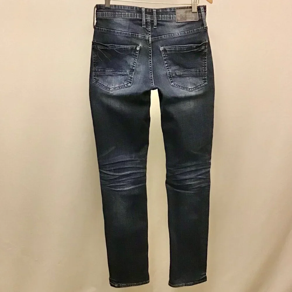 DepartWest 28x32 Trouper Men’s Slim Fit Jeans Stretch Logo DWD220